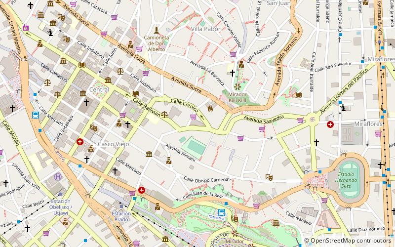 Mercado Yungas location map