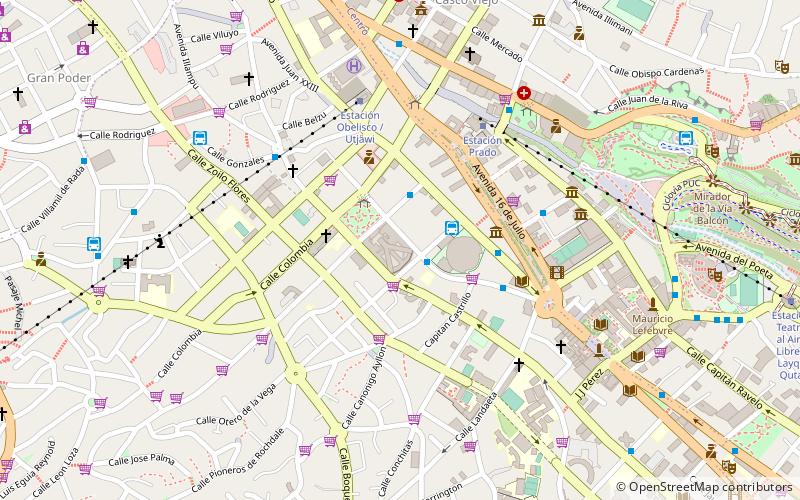 carcel de san pedro la paz location map