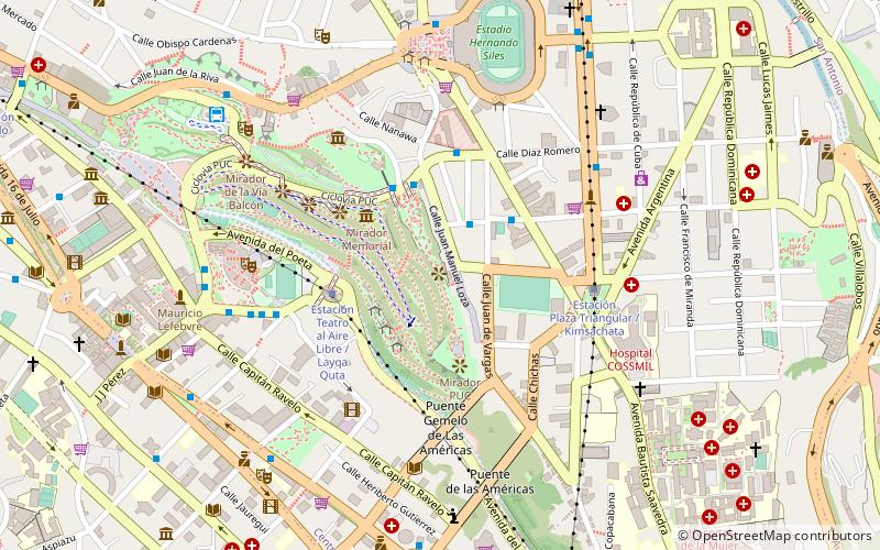 parque laikacota la paz location map