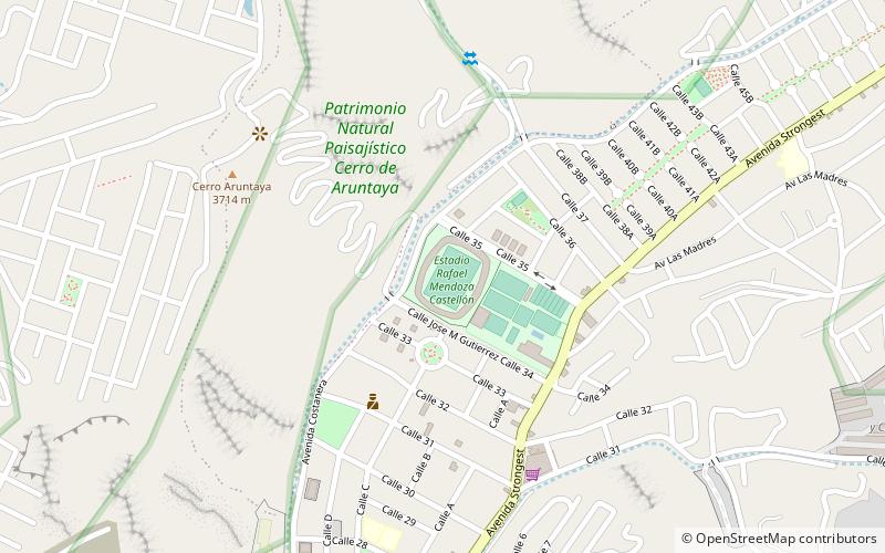 Estadio Rafael Mendoza location map
