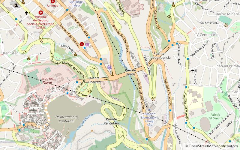 Puentes Trillizos location map