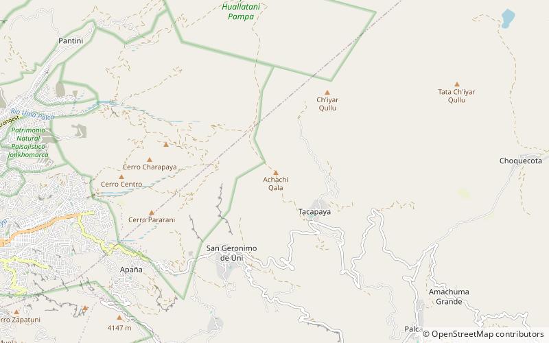 Achachi Qala location map