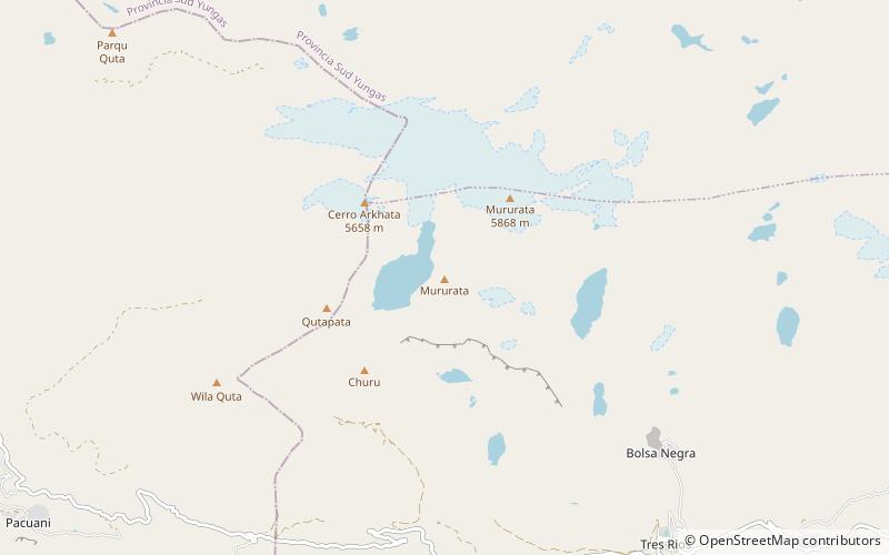 Cerro Mururata location map