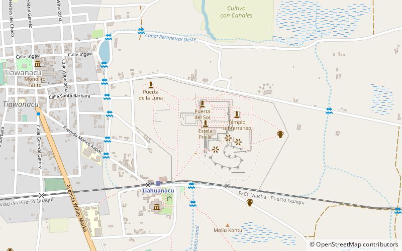 Monolito del fraile location map