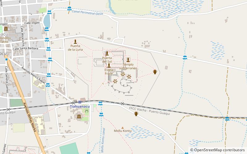 Akapana location map