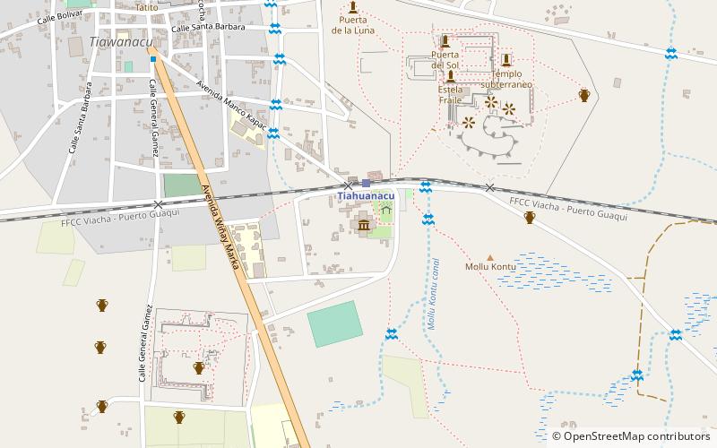 museo litico tiahuanaco location map