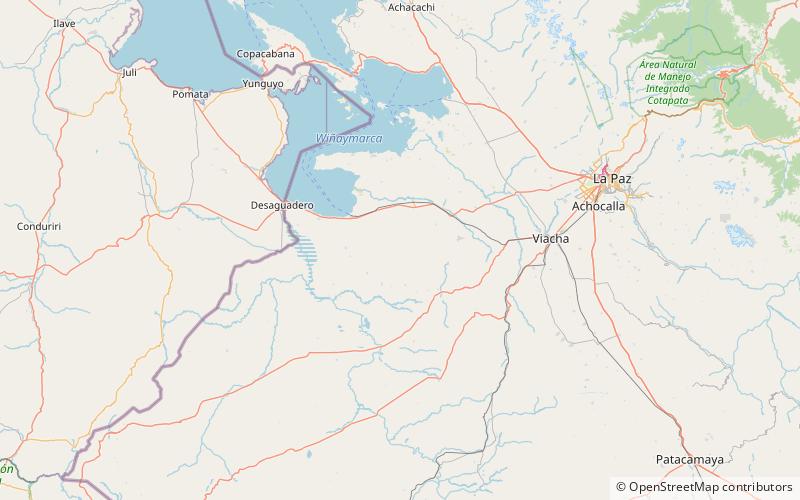 Chilla-Kimsa Chata mountain range location map