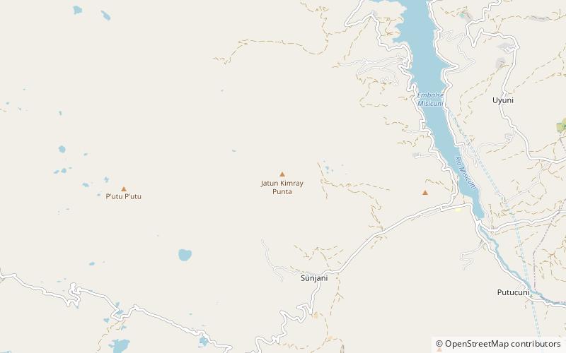 jatun kimray punta nationalpark tunari location map