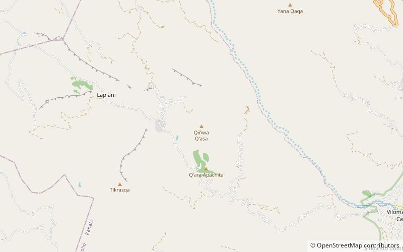 Qiñwa Q'asa location map