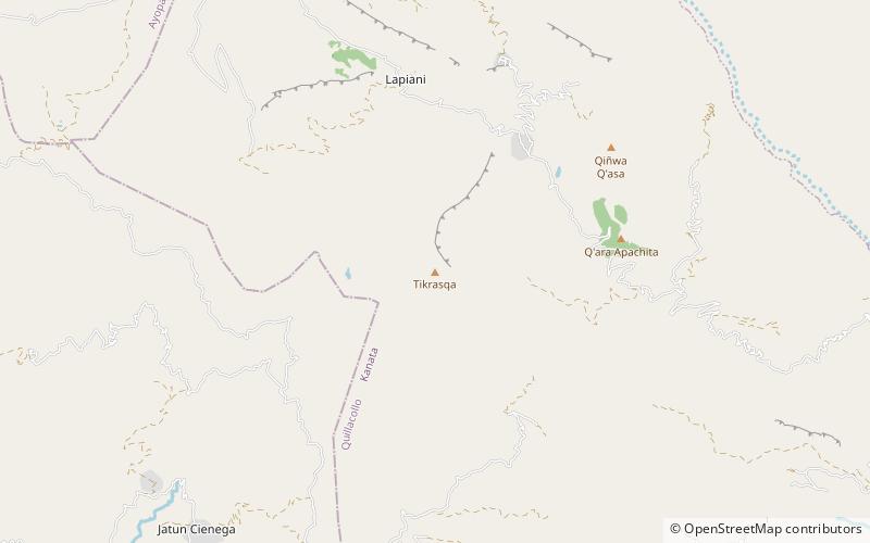 tikrasqa parc national tunari location map