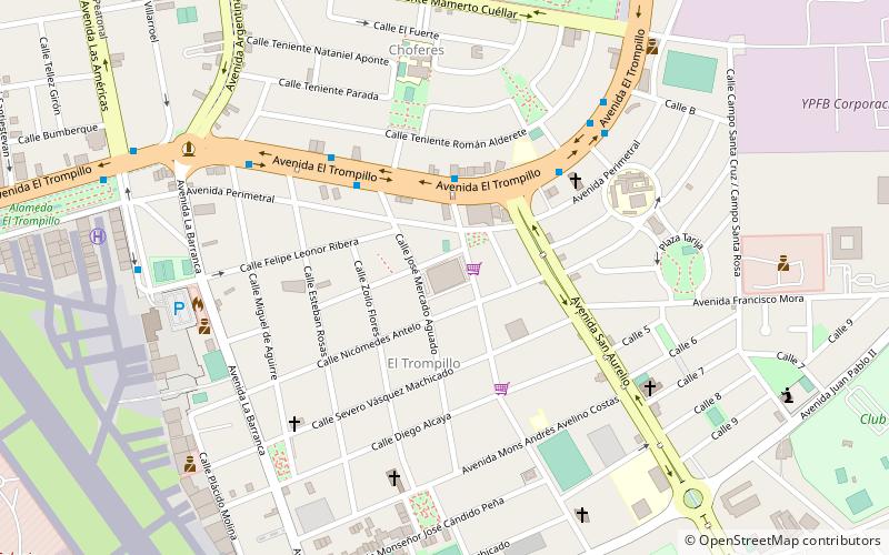 El Trompillo location map