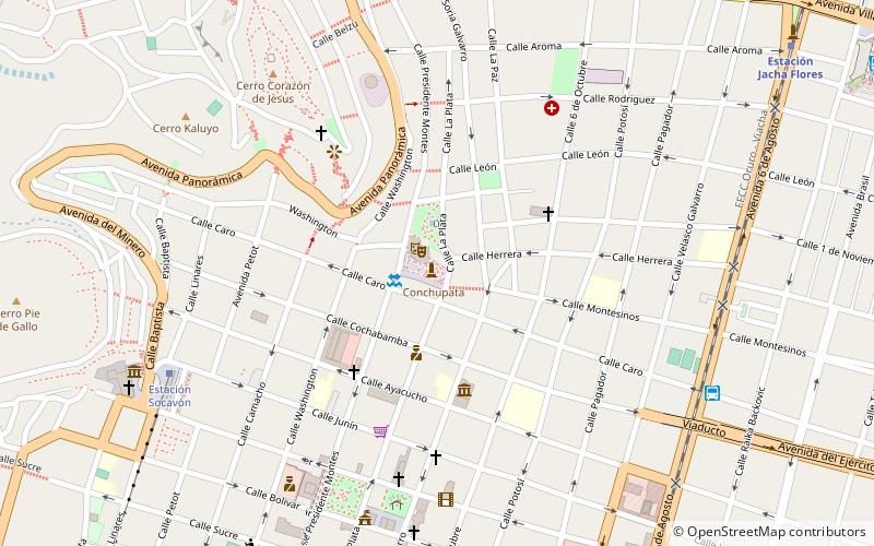 faro de conchupata oruro location map