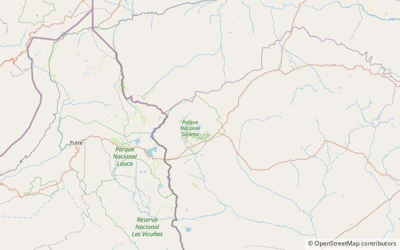 Sajama location map
