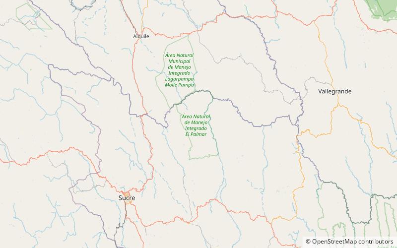 El Palmar Integrated Management Natural Area location map
