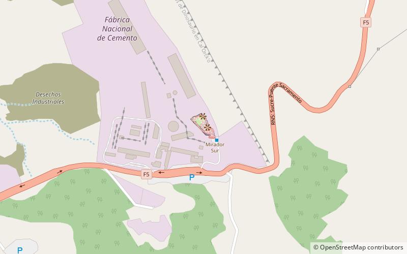 Parque Cretácico location map