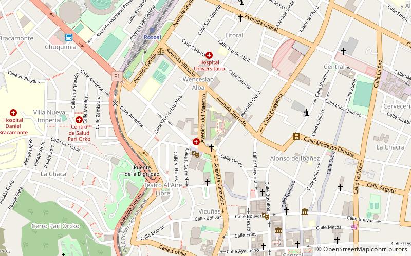 Université autonome Tomás Frías location map