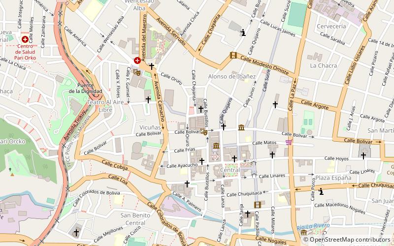 mercado central potosi location map