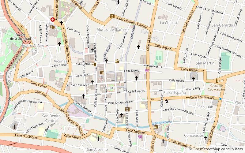 Kathedrale von Potosí location map