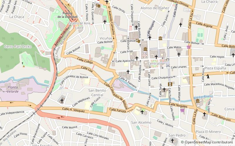 Cobija Arch location map