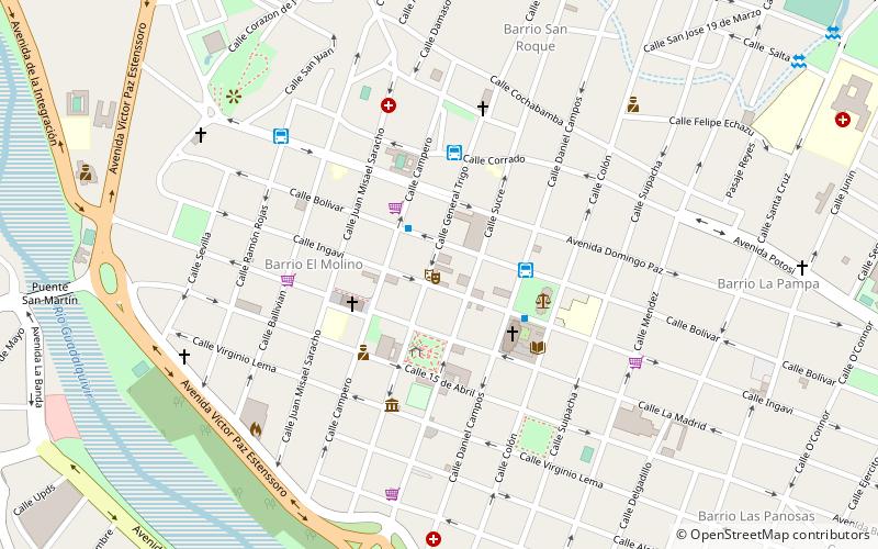 casa dorada tarija location map