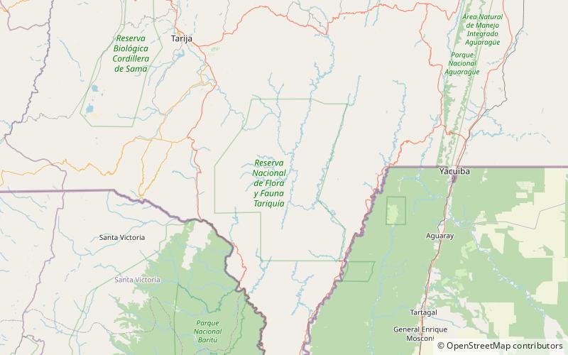 Tariquía Flora and Fauna National Reserve location map