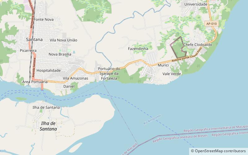 fazendinha environmental protection area location map