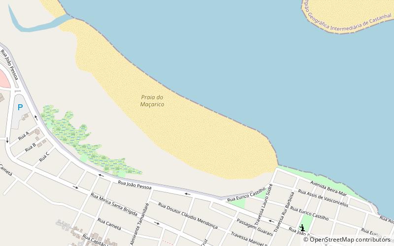 praia do macarico location map