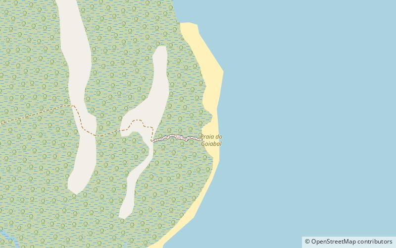 praia do goiabal soure marine extractive reserve location map
