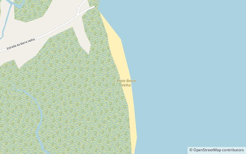 Praia Barra Velha location map
