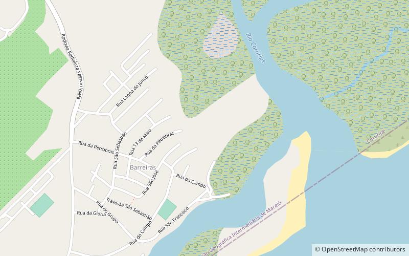 Coruripe location map