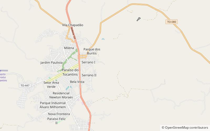 Serra do Estrondo location map