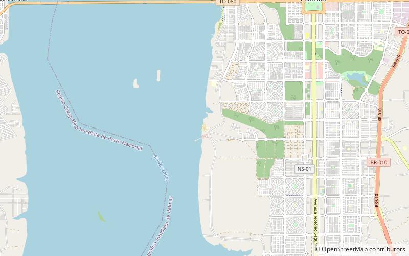 praia do prata palmas location map