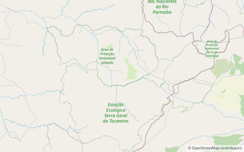 Dunas do Jalapão location map