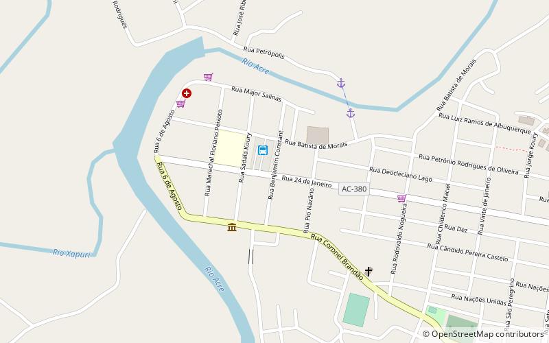 igreja de sao sebastiao xapuri location map
