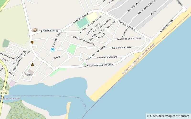 clubinho da tartaruga pirambu location map