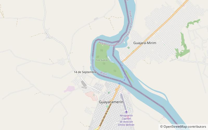 isla suarez guayaramerin location map