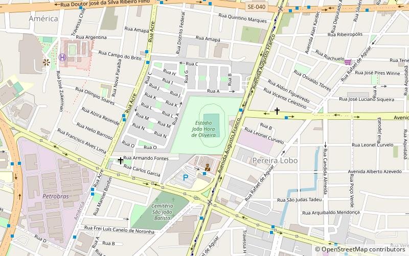 estadio joao hora de oliveira aracaju location map