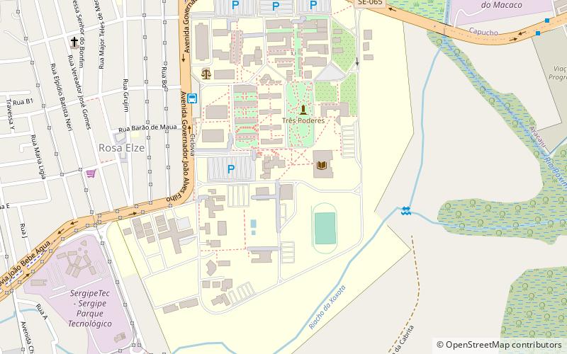 Universidade Federal de Sergipe location map