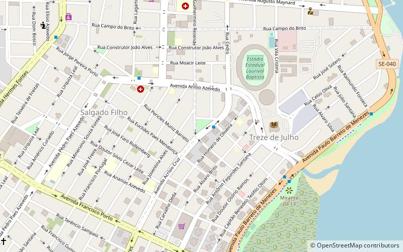 praca da imprensa aracaju location map