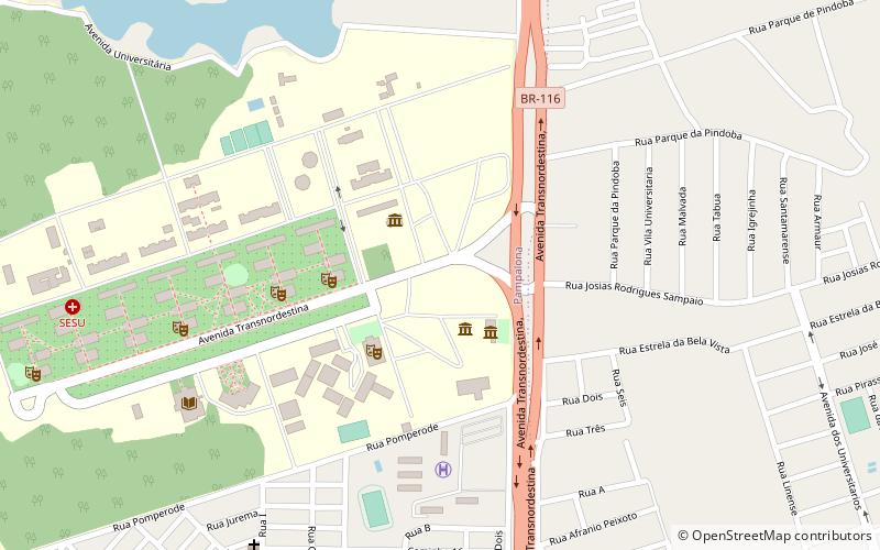 Université d'État de Feira de Santana location map
