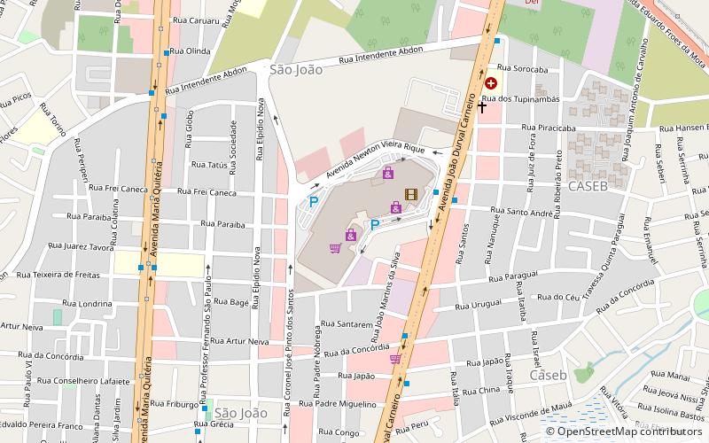 Shopping Boulevard location map