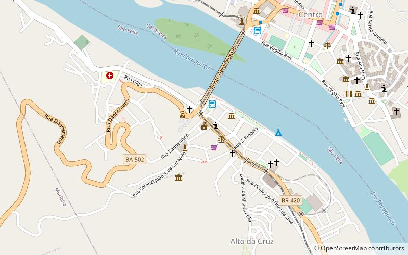 Town Hall of São Félix location map
