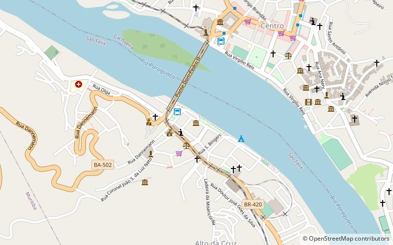 centro cultural dannemann cachoeira location map