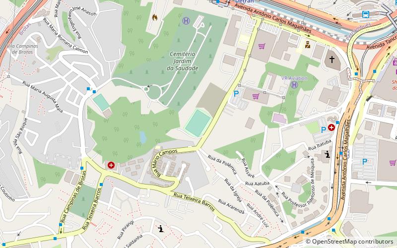 estadio parque santiago salvador location map