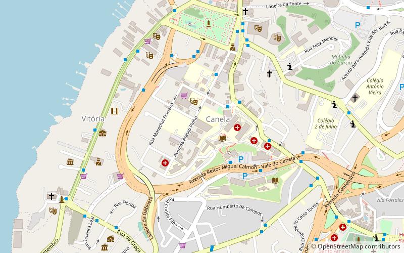 universidad federal de bahia salvador location map
