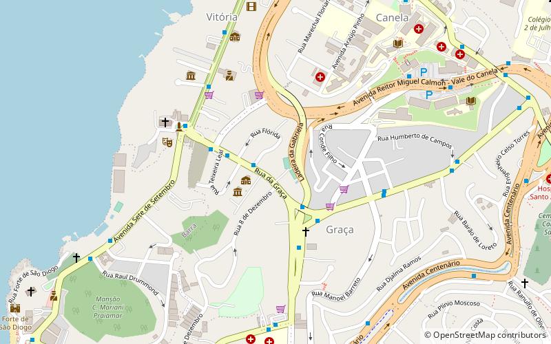 Graça location map
