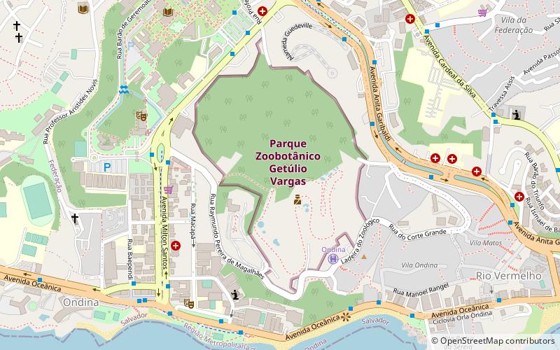 Parque Zoobotânico Getúlio Vargas location map