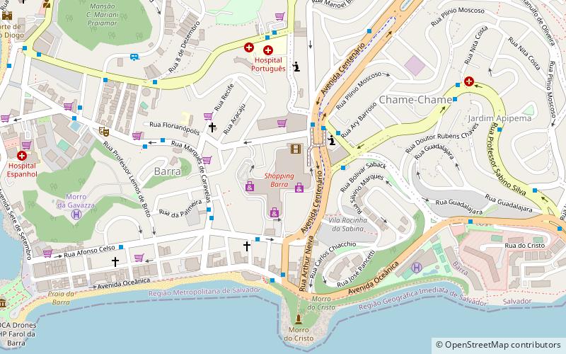 shopping barra salvador location map