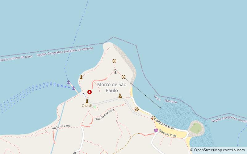mirante da tirolesa morro de sao paulo location map
