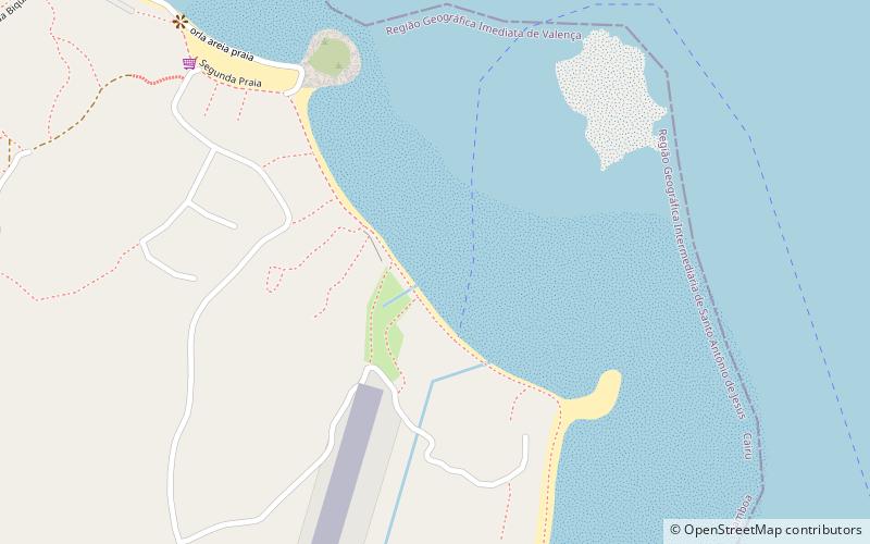 terceira praia morro de sao paulo location map